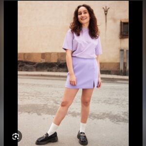 Uniqlo Mini Skirt w/ Slit